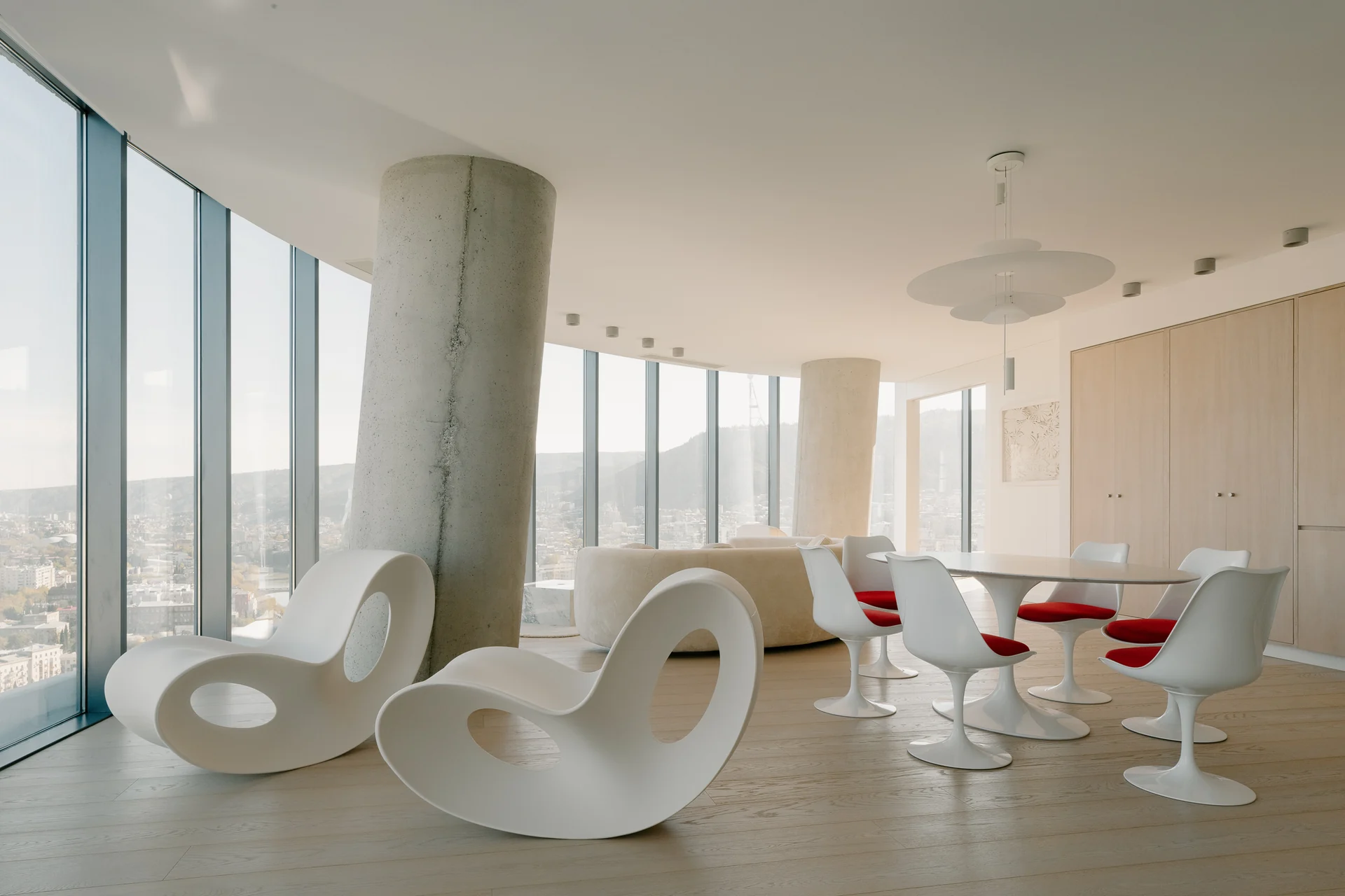 Apartment with Cityscape